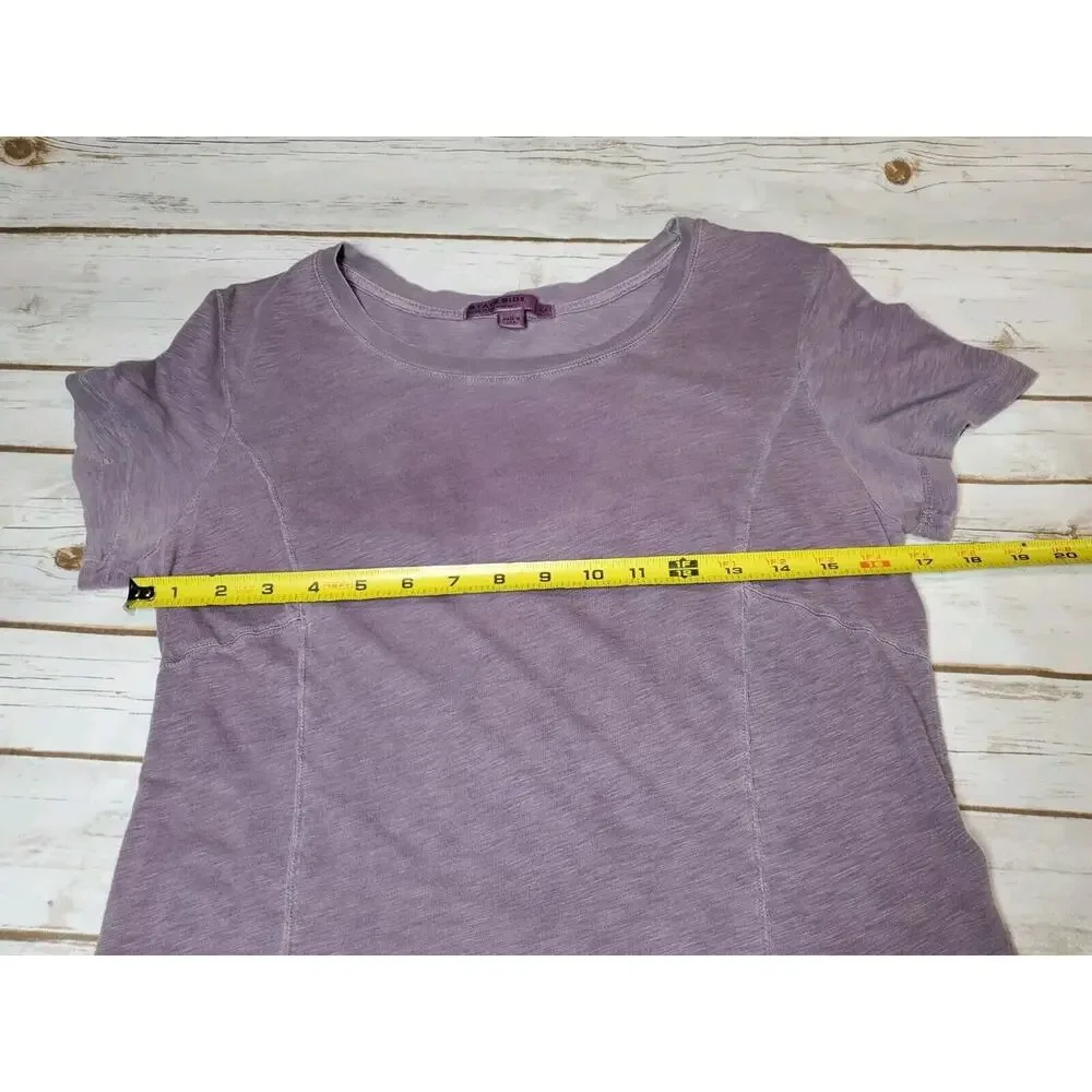 Stateside Anthropologie Womens Medium Supima Cotton Tee SOFTEST Top Peplum‎